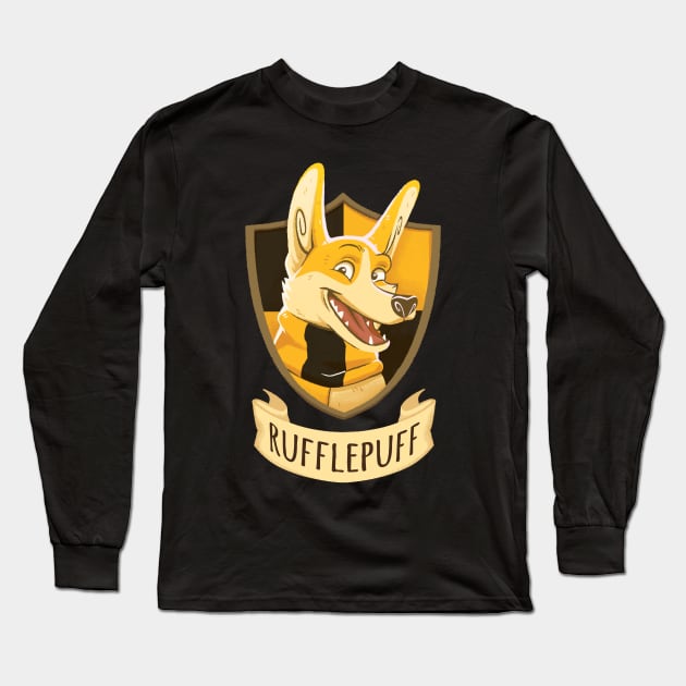 Rufflepuff Long Sleeve T-Shirt by heatherdraws